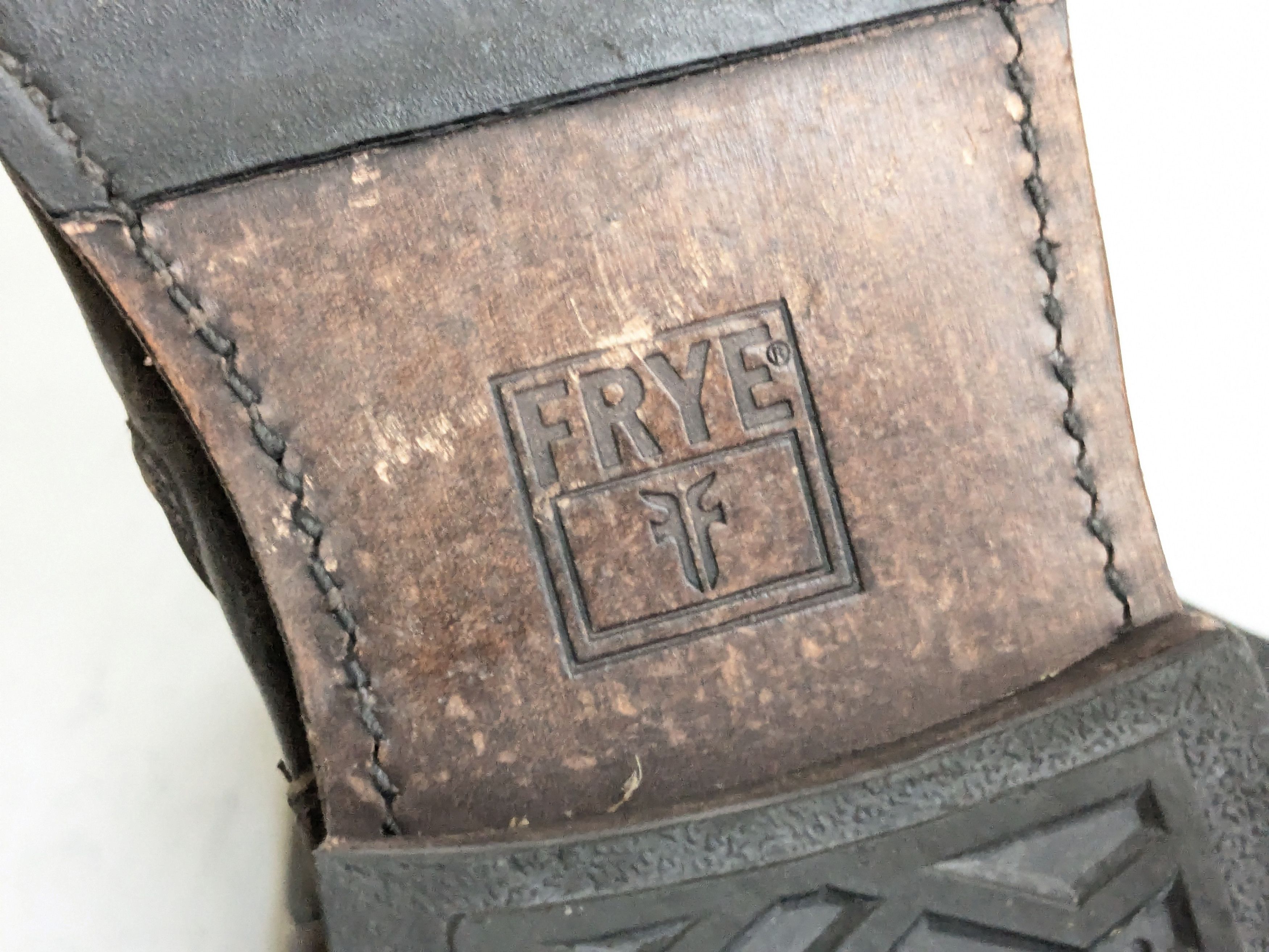 Frye Frye Engineer Boots Brown Leather 12 D Motorcycle Biker Size US 12 / EU 45 - 18 Thumbnail