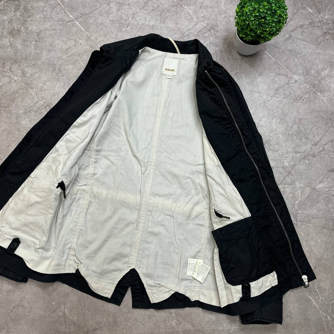 Diesel Vintage Diesel Base Metal Jacket Tapered Bomber Jacket Size US M / EU 48-50 / 2 - 18 Thumbnail