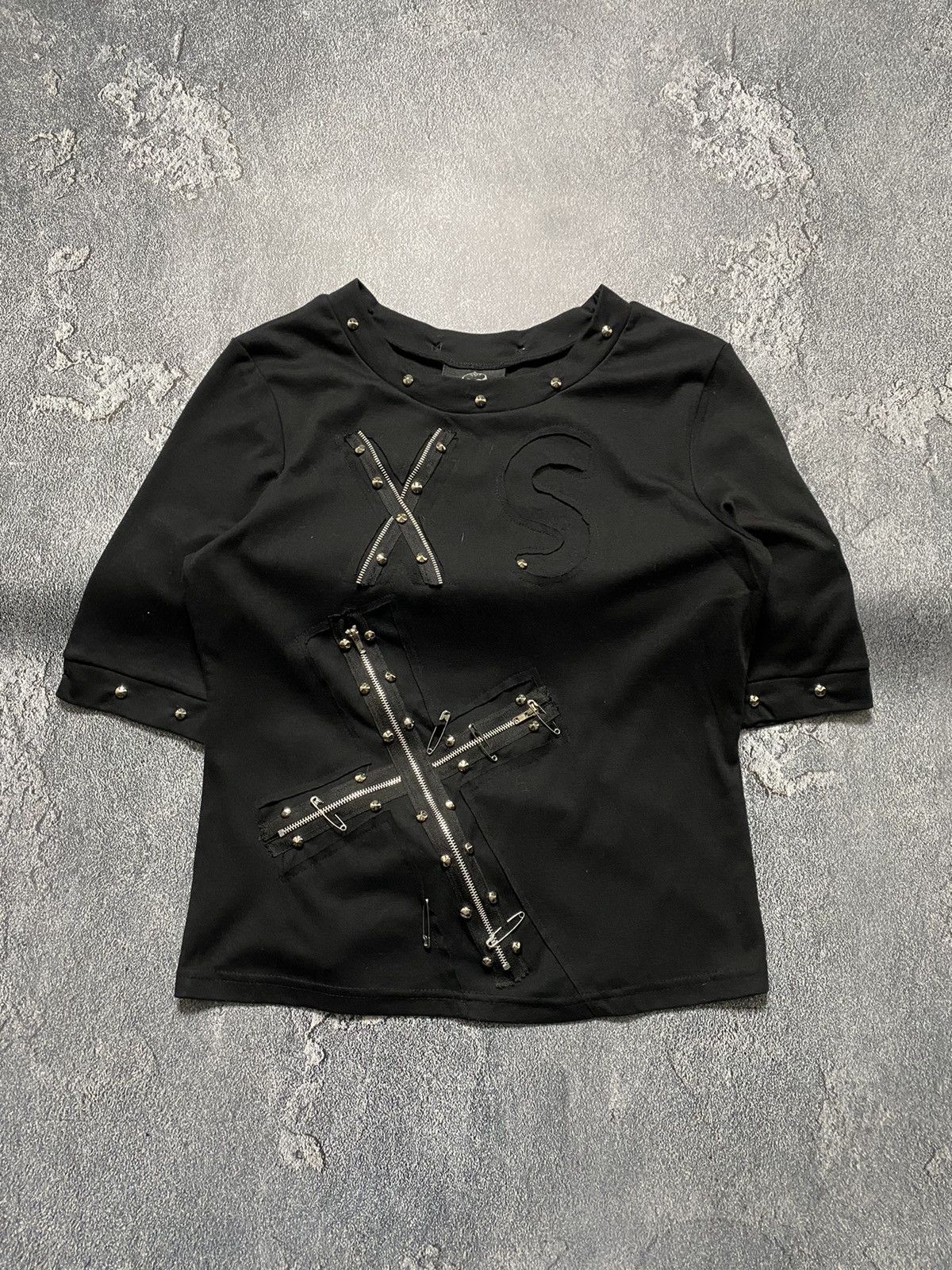20471120 × Japanese Brand XSPUNK Opium Gothic Zip Twists T-Shirt Ifsixwasnine Lgb vibe Size M / US 6-8 / IT 42-44 - 3 Thumbnail