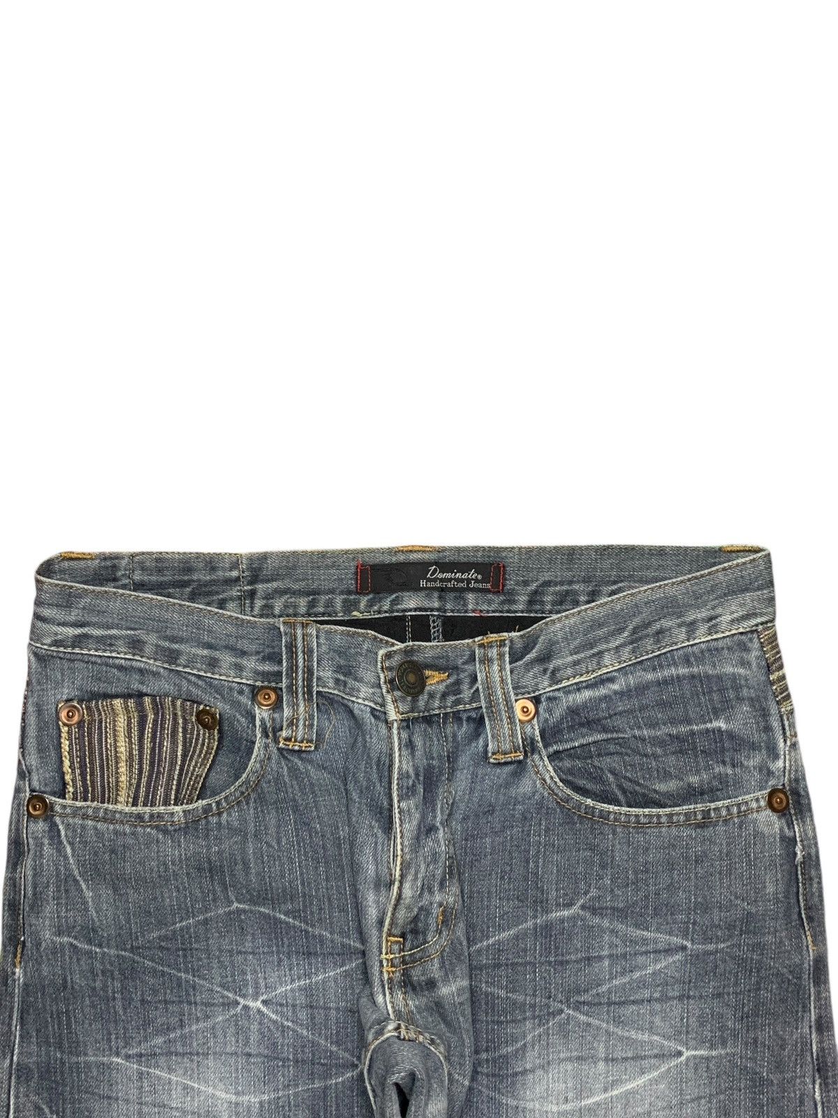 Japanese Brand Vintage Japanese Brand Faded Wash Handcrafted Style Jeans Size US 30 / EU 46 - 4 Thumbnail