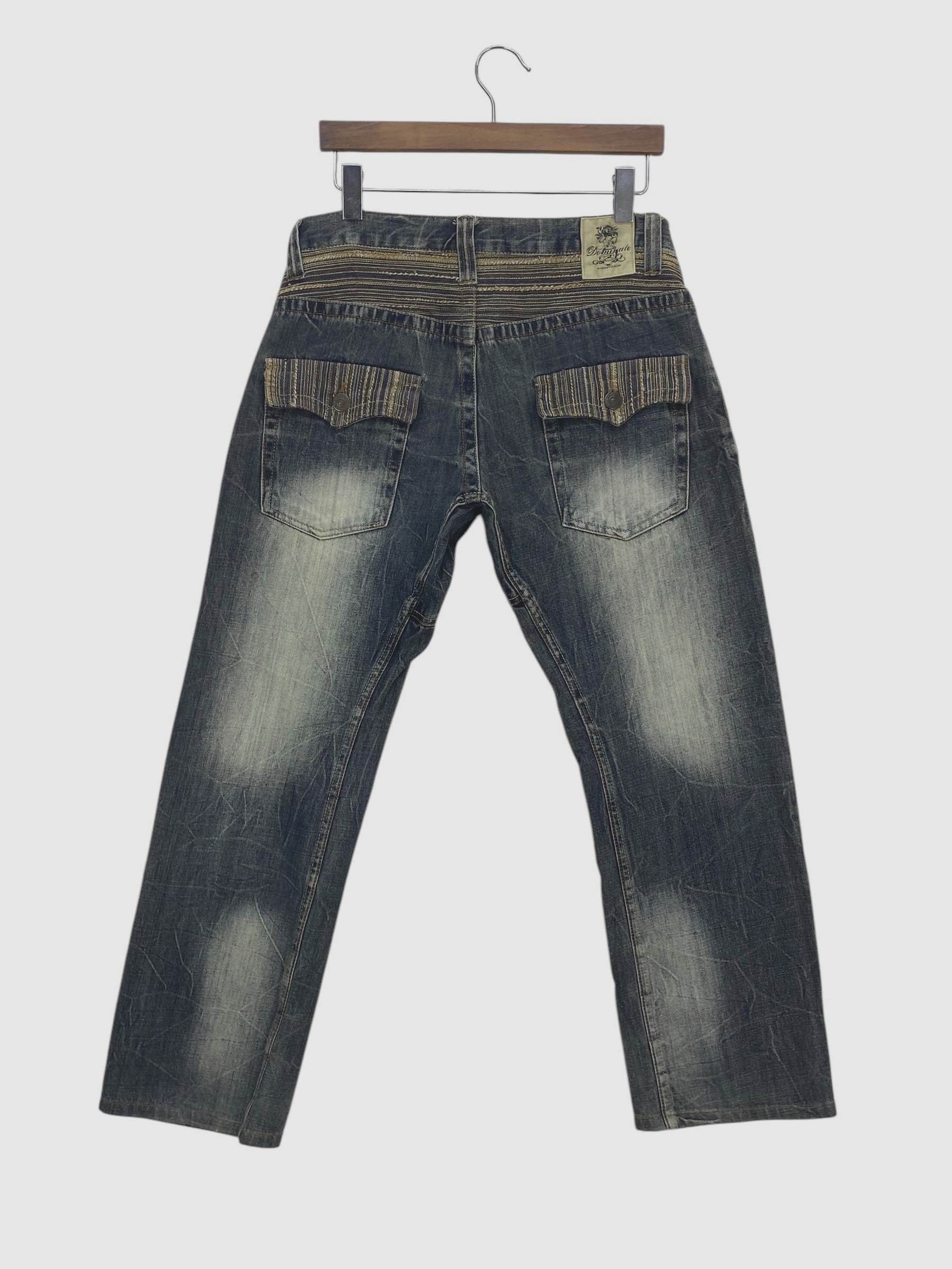 Japanese Brand Dominates Jeans Aztec Trimming Jeans Japanese Jeans Size US 32 / EU 48 - 1 Thumbnail