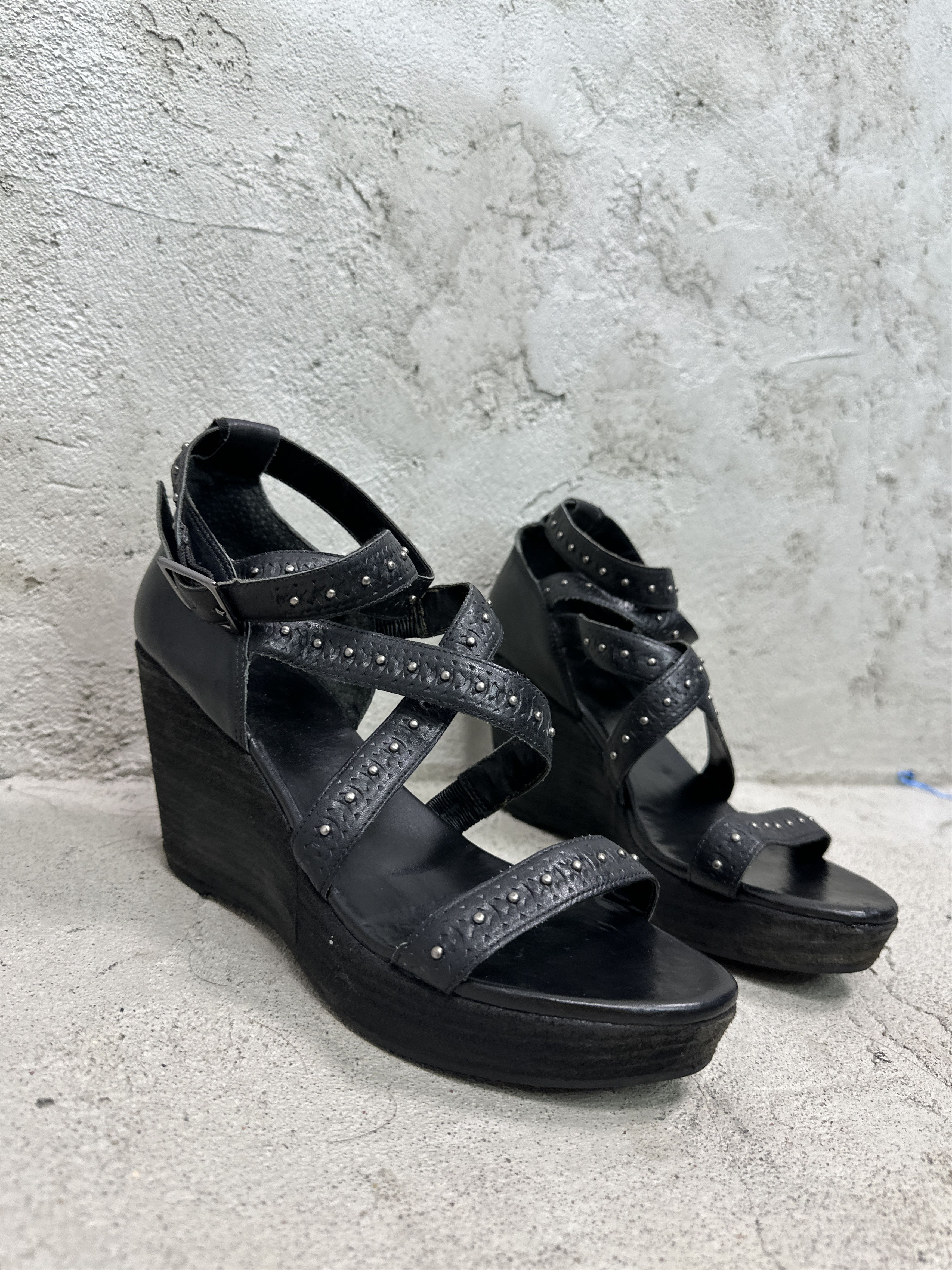 Vintage Vintage Wrapped Studded Faith by El Dantes Platforms Y2K Size US 8 / IT 38 - 3 Thumbnail
