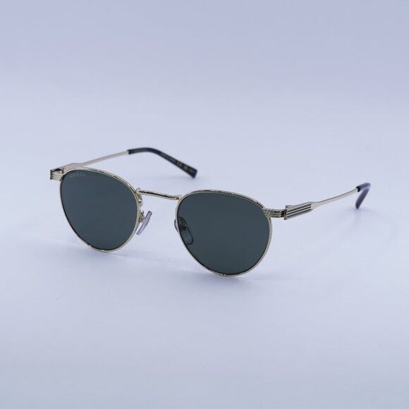 Gucci 🕶️ New Gucci GG1875S 001 Sunglasses - Gold Frame, Grey Size ONE SIZE - 3 Thumbnail