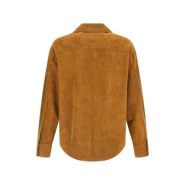 AMI AMI PARIS Brown Suede Overshirt New & Authentic (Men's size: Size US M / EU 48-50 / 2 - 2 Thumbnail