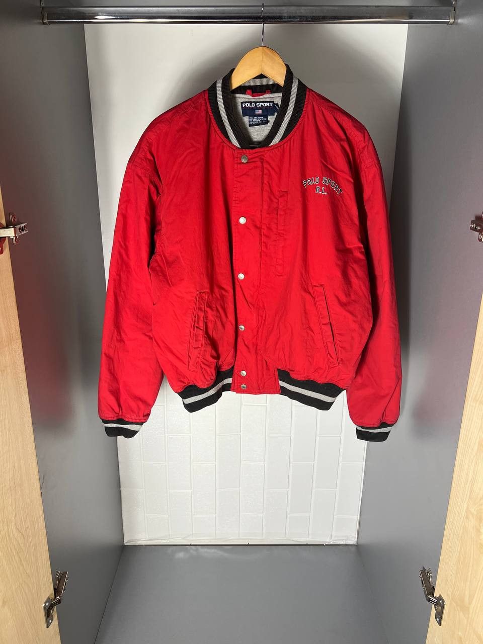 Polo Ralph Lauren VINTAGE POLO SPORT RALPH LAUREN RETRO BOMBER JACKET Size US L / EU 52-54 / 3 - 1 Thumbnail