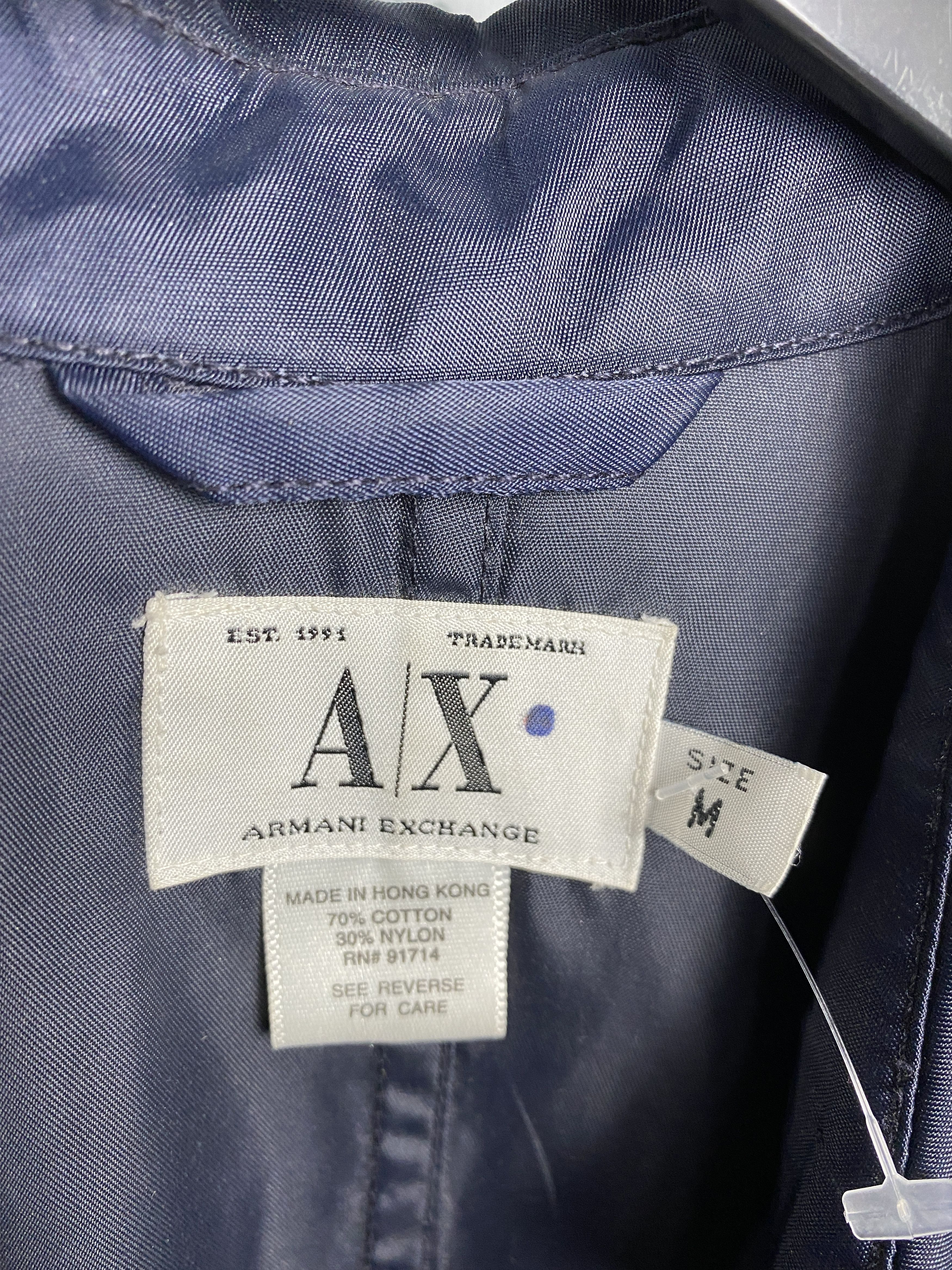 Armani Exchange Armani Exchange Vintage Double Breasted Trench Coat Size US M / EU 48-50 / 2 - 6 Thumbnail