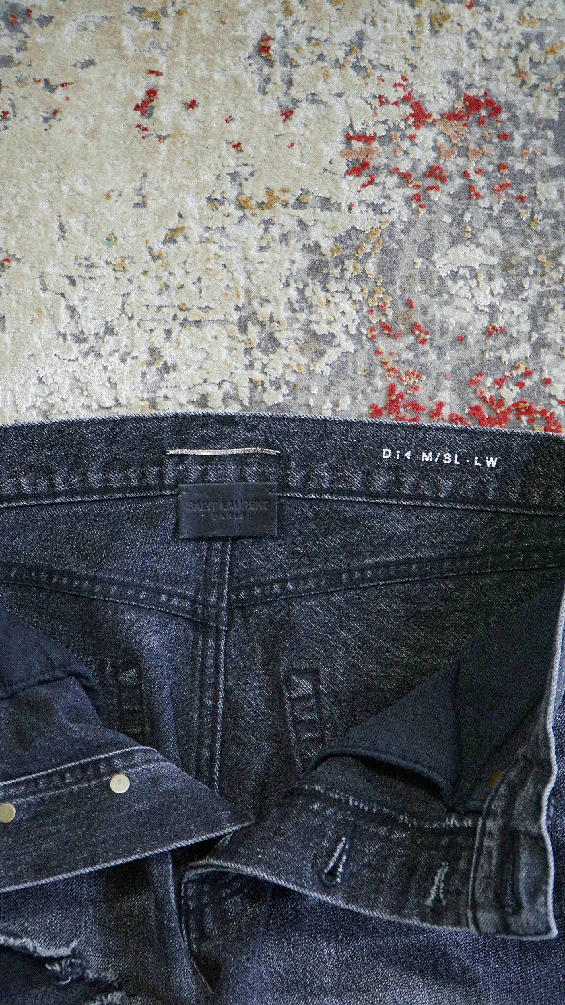 Saint Laurent Paris Saint Laurent Paris AW17 D14 "Faded Black" denim Size US 29 - 4 Thumbnail
