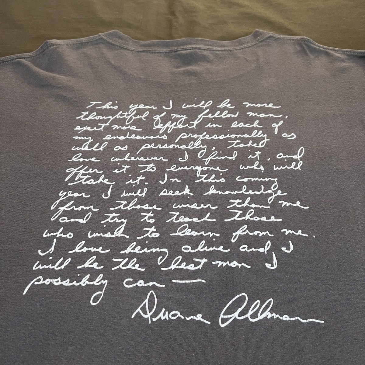 Band Tees × Vintage Vintage Y2K Duane Allman Promo Tee Allman Brothers Band 3XL Size US XXL / EU 58 / 5 - 5 Thumbnail