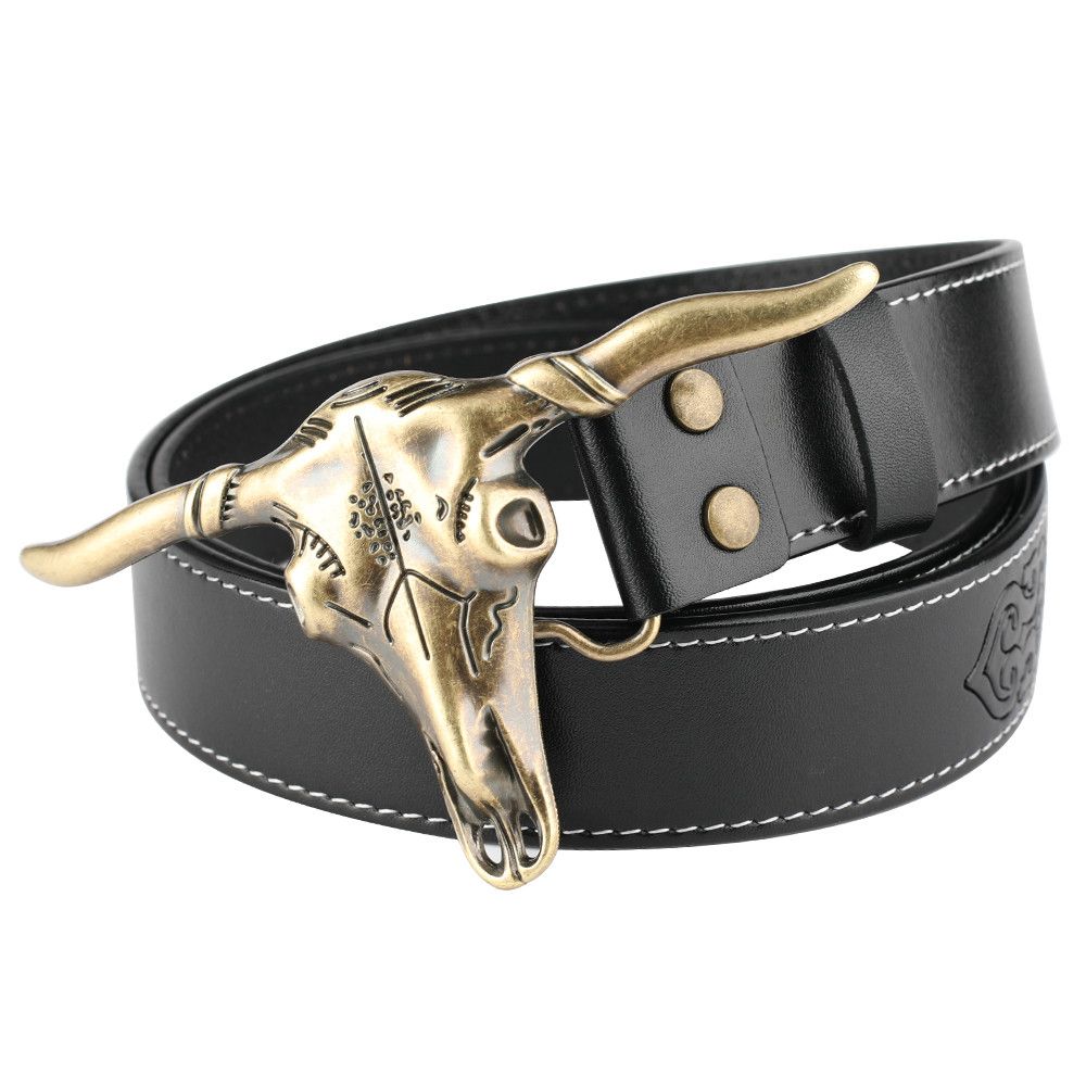 Designer Punk Vintage Belt Riveted Belts Menswear Accessories Size ONE SIZE - 3 Thumbnail