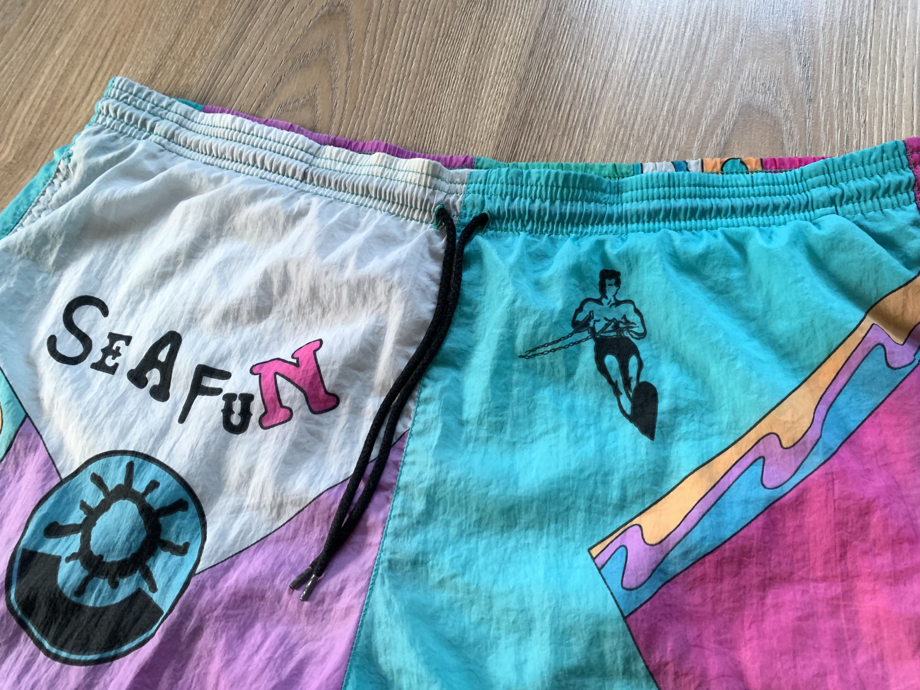 Vintage Playcrew Vintage Surf Beach Shorts Size US 32 / EU 48 - 4 Thumbnail