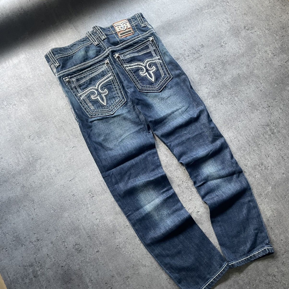 Rock Revival × Vintage NWT Rock Revival Cyrek Chorme Hearts Style Pants Size US 34 / EU 50 - 2 Thumbnail