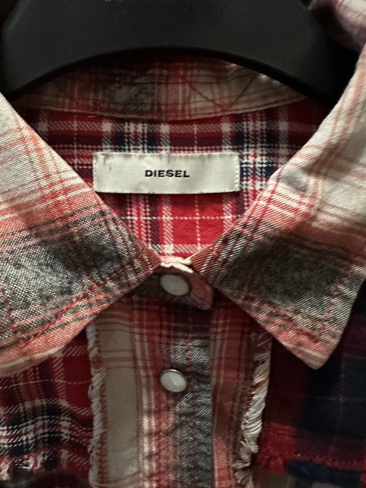 Diesel Diesel scarecrow patchwork flannel shirt Size US S / EU 44-46 / 1 - 3 Thumbnail