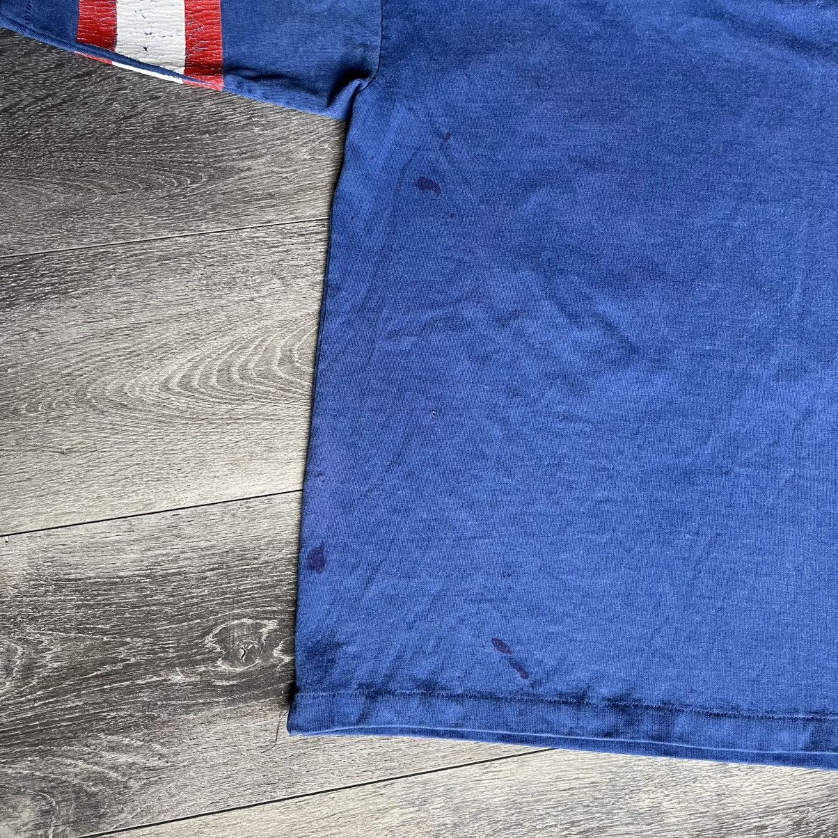 NFL Vintage 1980s NFL NY New York Giants Helmet Garan Jersey Tee Size L / US 10 / IT 46 - 10 Thumbnail