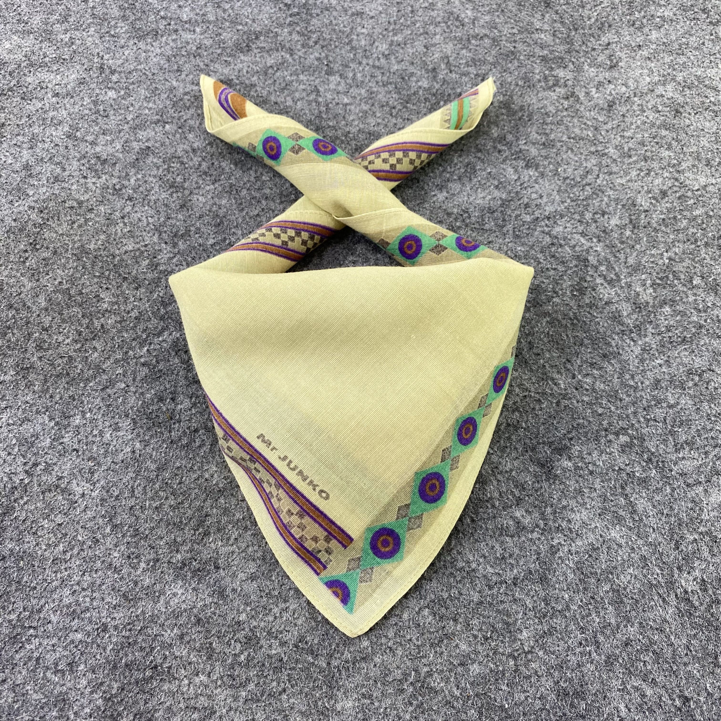 Japanese Brand Mr. Junko Handkerchief / Bandana / Neckerchief -B760 Size ONE SIZE - 2 Thumbnail