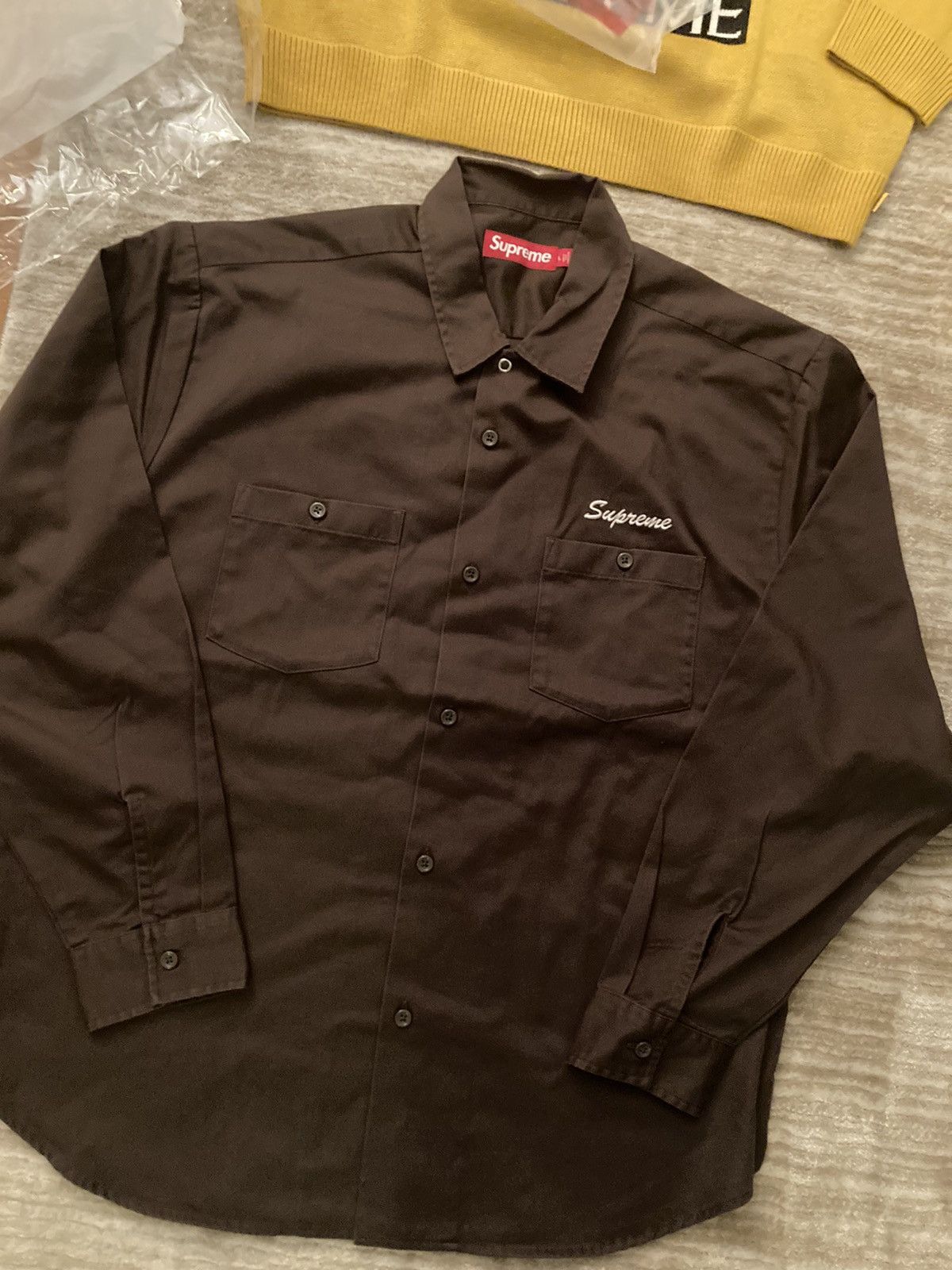 Supreme American Psycho S/S Work Shirt | Grailed