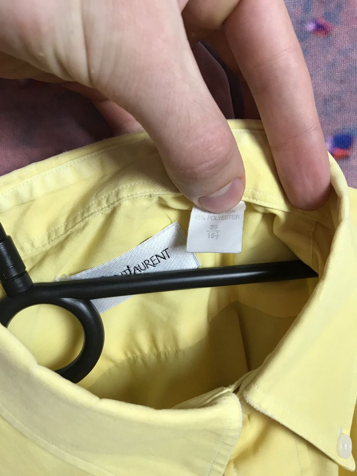 Vintage × Yves Saint Laurent YSL Yves Saint Laurent luxury shirt Size US L / EU 52-54 / 3 - 4 Thumbnail