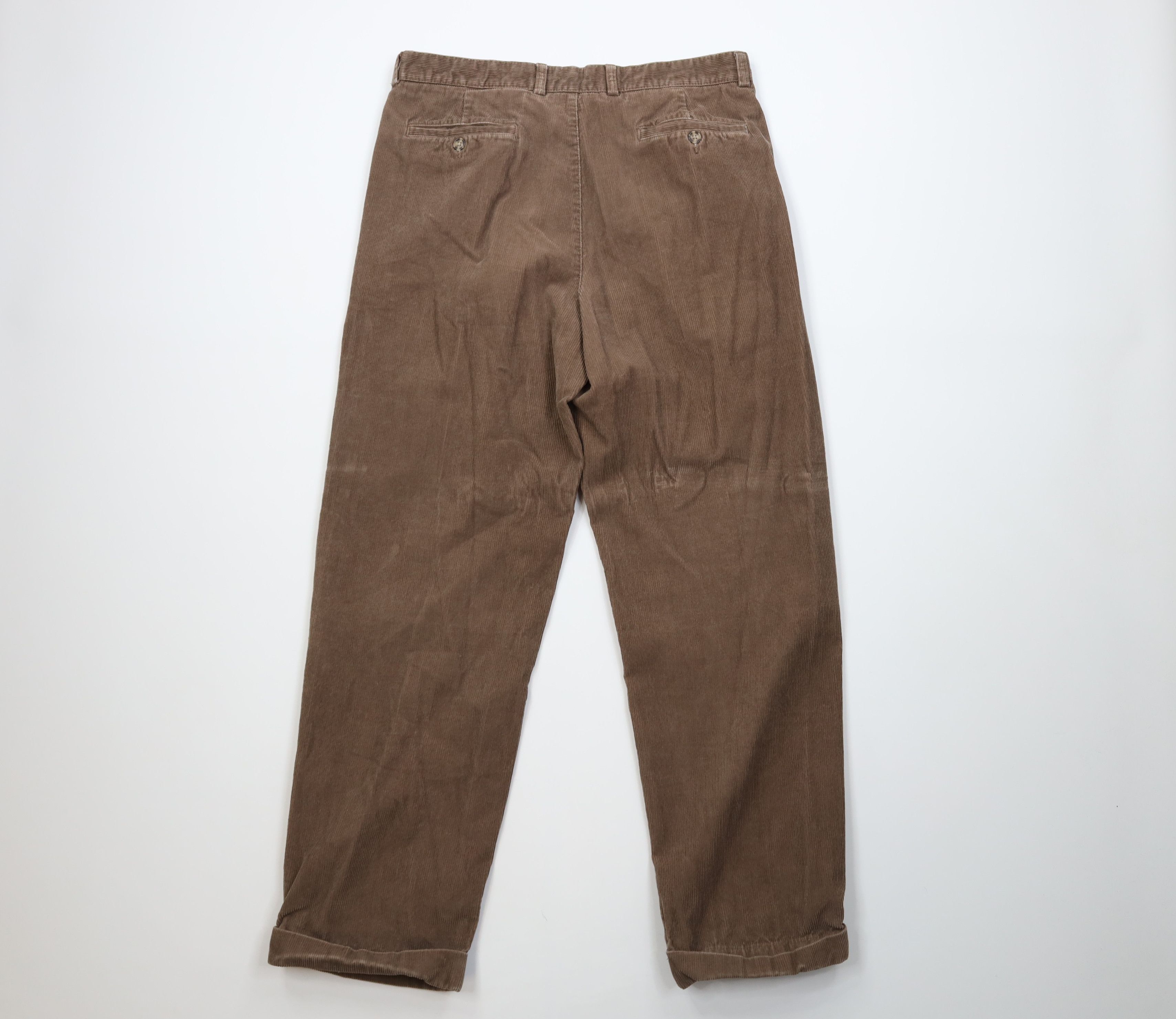Vintage Vintage 90s Y2K Streetwear Wide Leg Corduroy Chino Pants Size US 36 / EU 52 - 9 Thumbnail