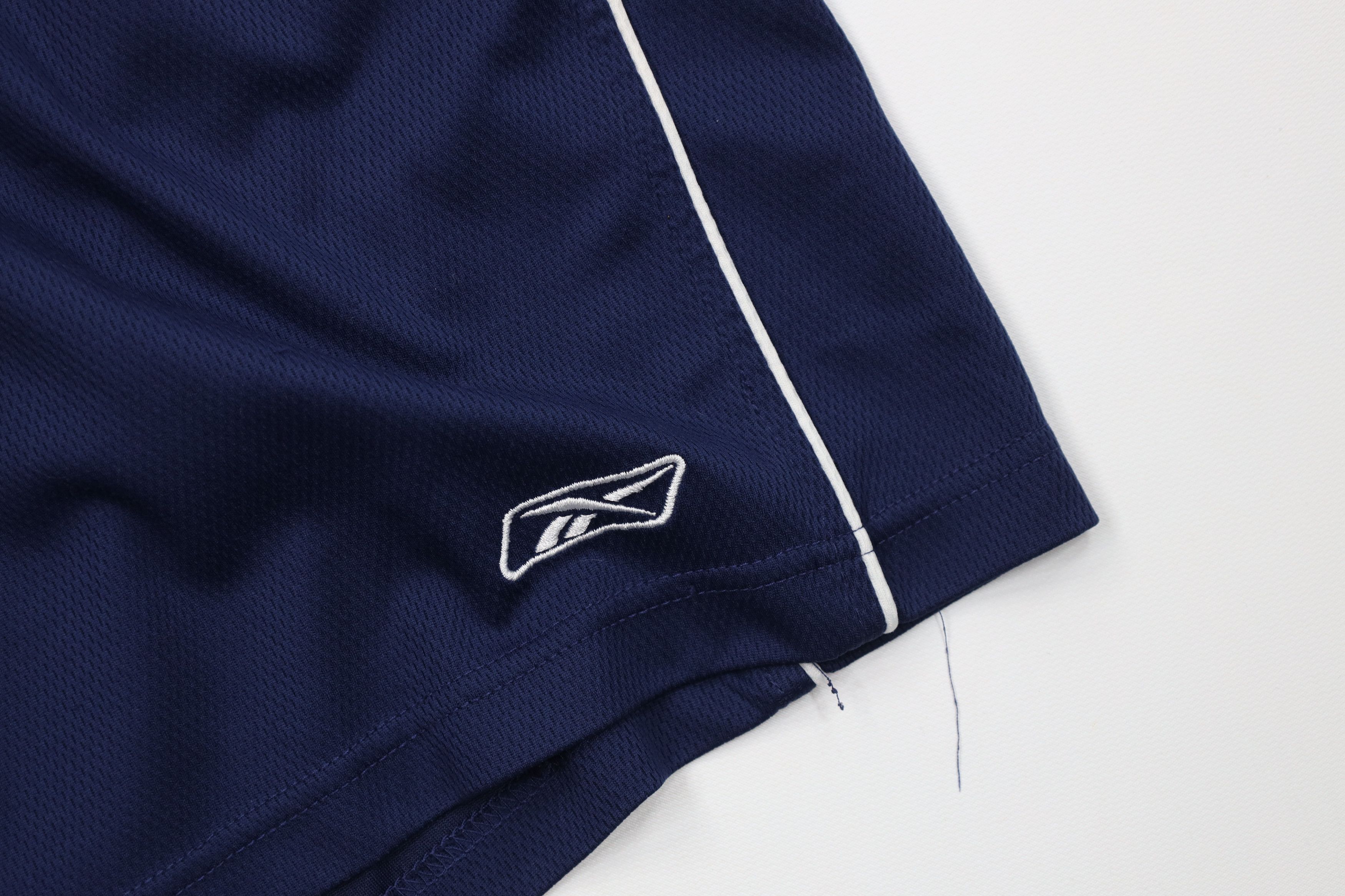 Reebok Vintage 90s Y2K Reebok Knit Above Knee Gym Shorts Blue Size US 36 / EU 52 - 5 Thumbnail