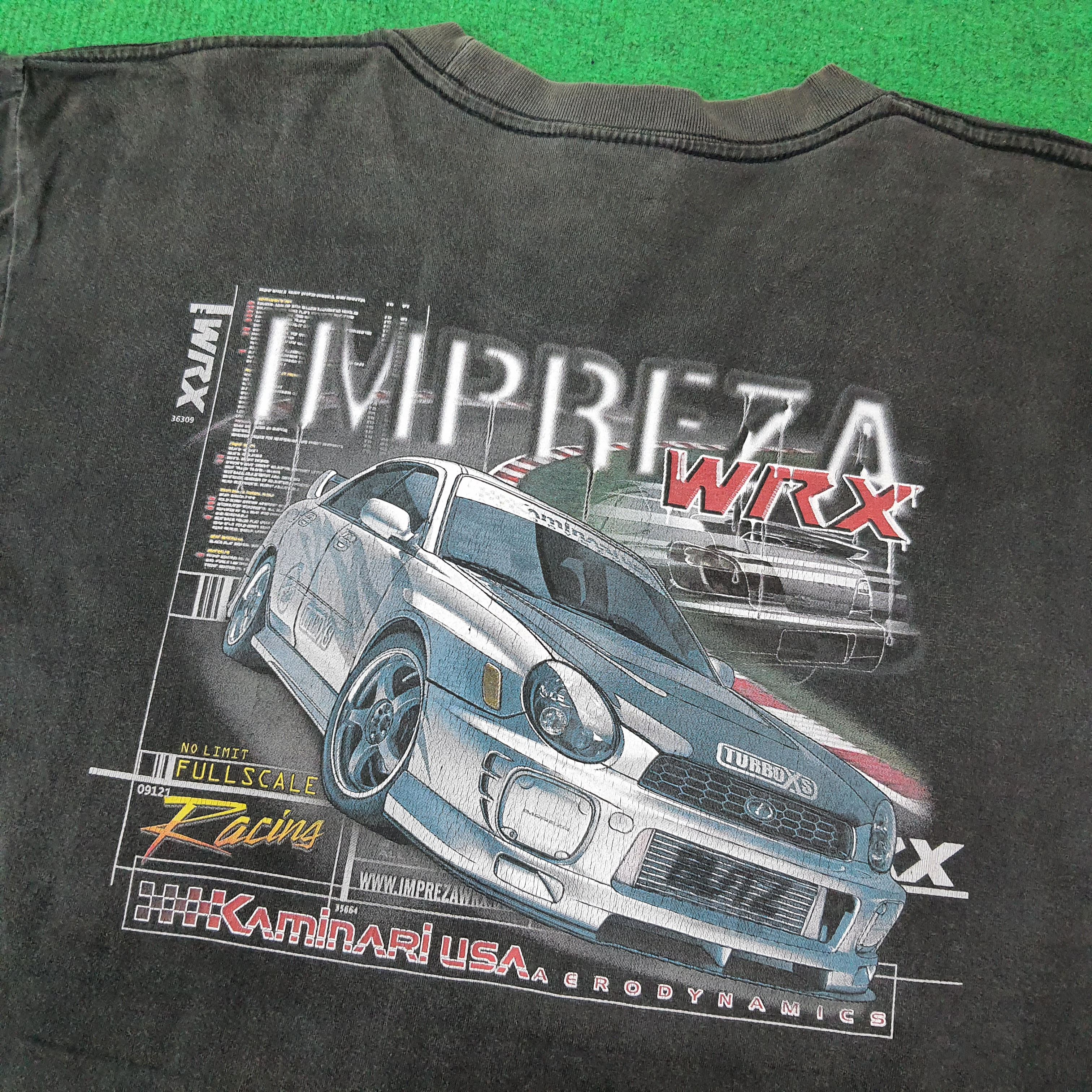 Japanese Brand Vintage Impreza WRX Racing Kaminari USA Tshirt C259N26 Size US L / EU 52-54 / 3 - 2 Thumbnail