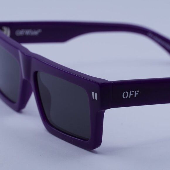 Off-White Off-White OERI13Z CHANDLER 3707 Sunglasses Purple Square Size ONE SIZE - 9 Thumbnail
