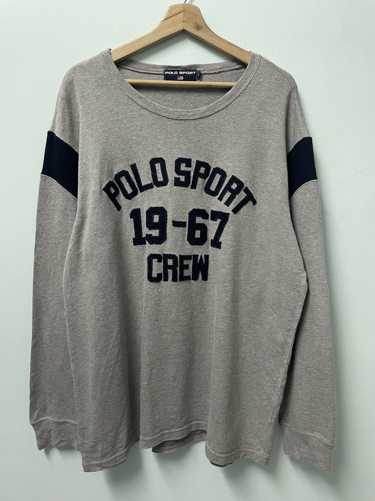 Polo Ralph Lauren Vintage Polo Sport 1967 Crew By Polo Ralph Lauren Size US XL / EU 56 / 4 - 1 Thumbnail