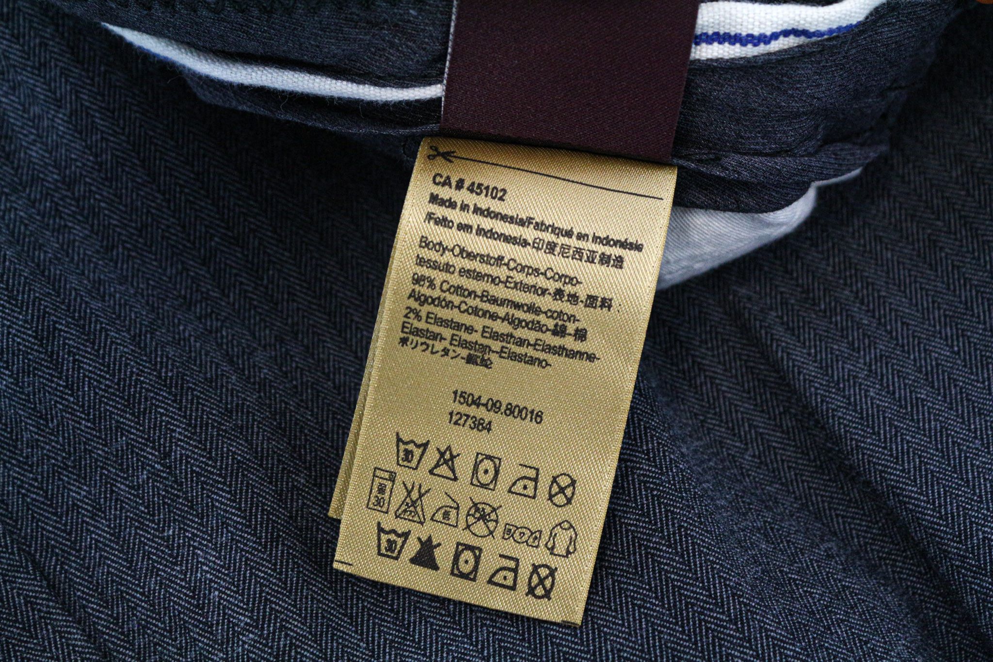 Scotch & Soda BLAKE W31/L32 Grey Stretch Patterned Trousers 74507 Size US 31 - 7 Thumbnail