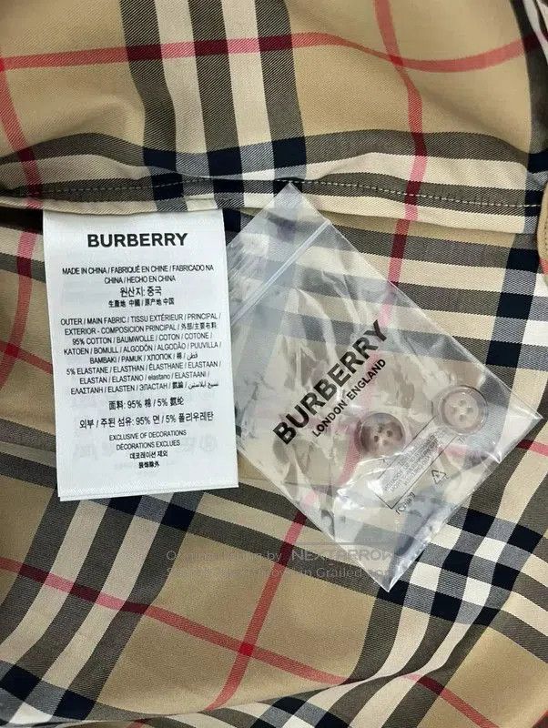 Burberry Burberry Khaki Short Sleeve Dress with Logo. Size S / US 4 / IT 40 - 7 Thumbnail