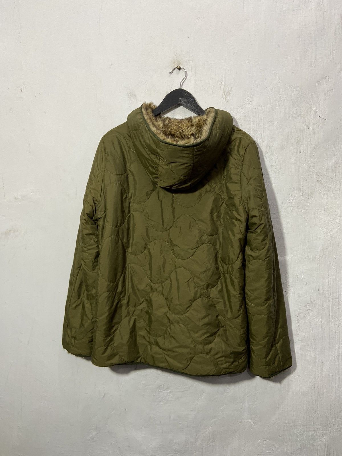 Zadig & Voltaire Zadig & Voltaire Green Fur Down Jacket Nylon Size US M / EU 48-50 / 2 - 14 Thumbnail