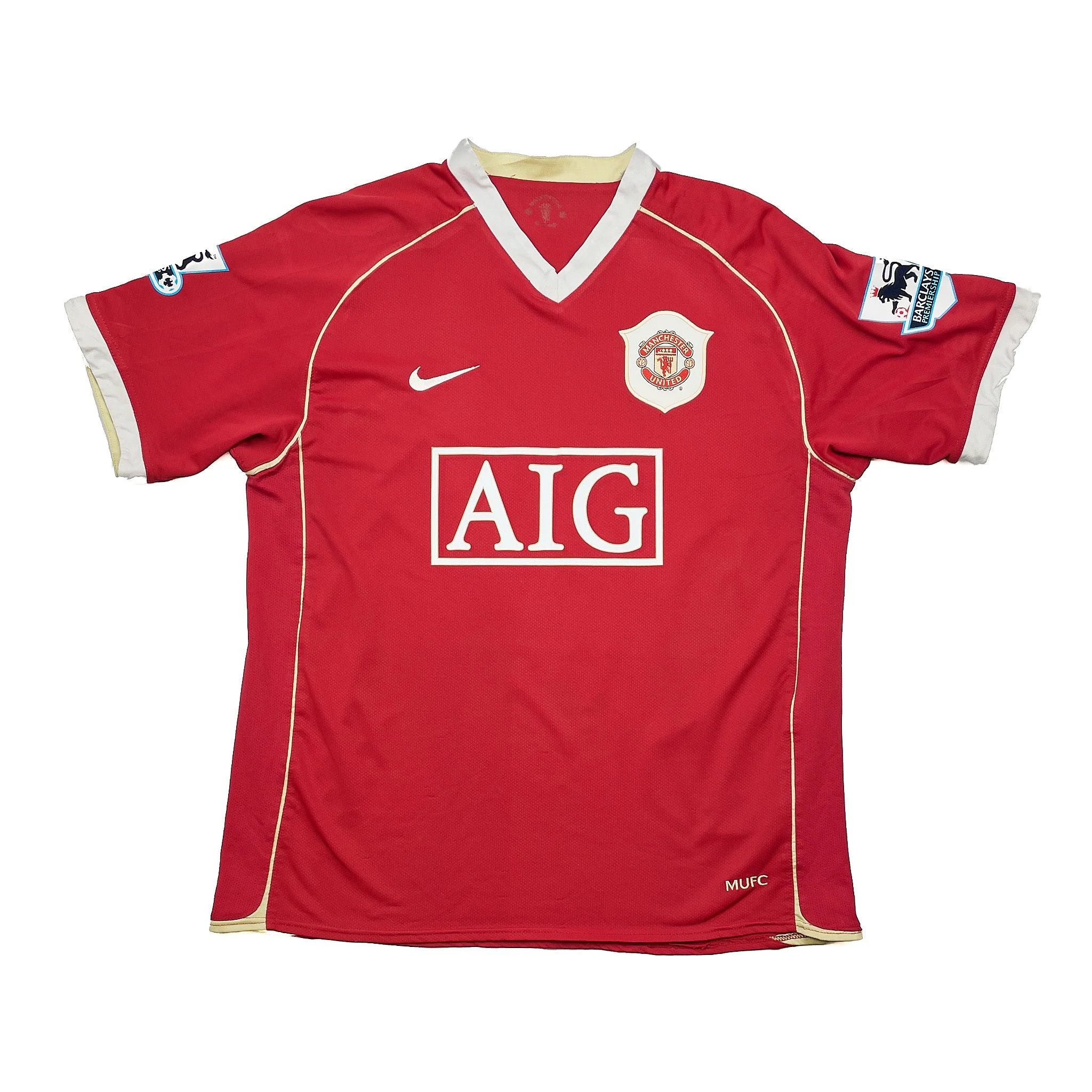 Other 2006/07 Manchester United Larsson #17 Home Jersey Size US L / EU 52-54 / 3 - 2 Thumbnail
