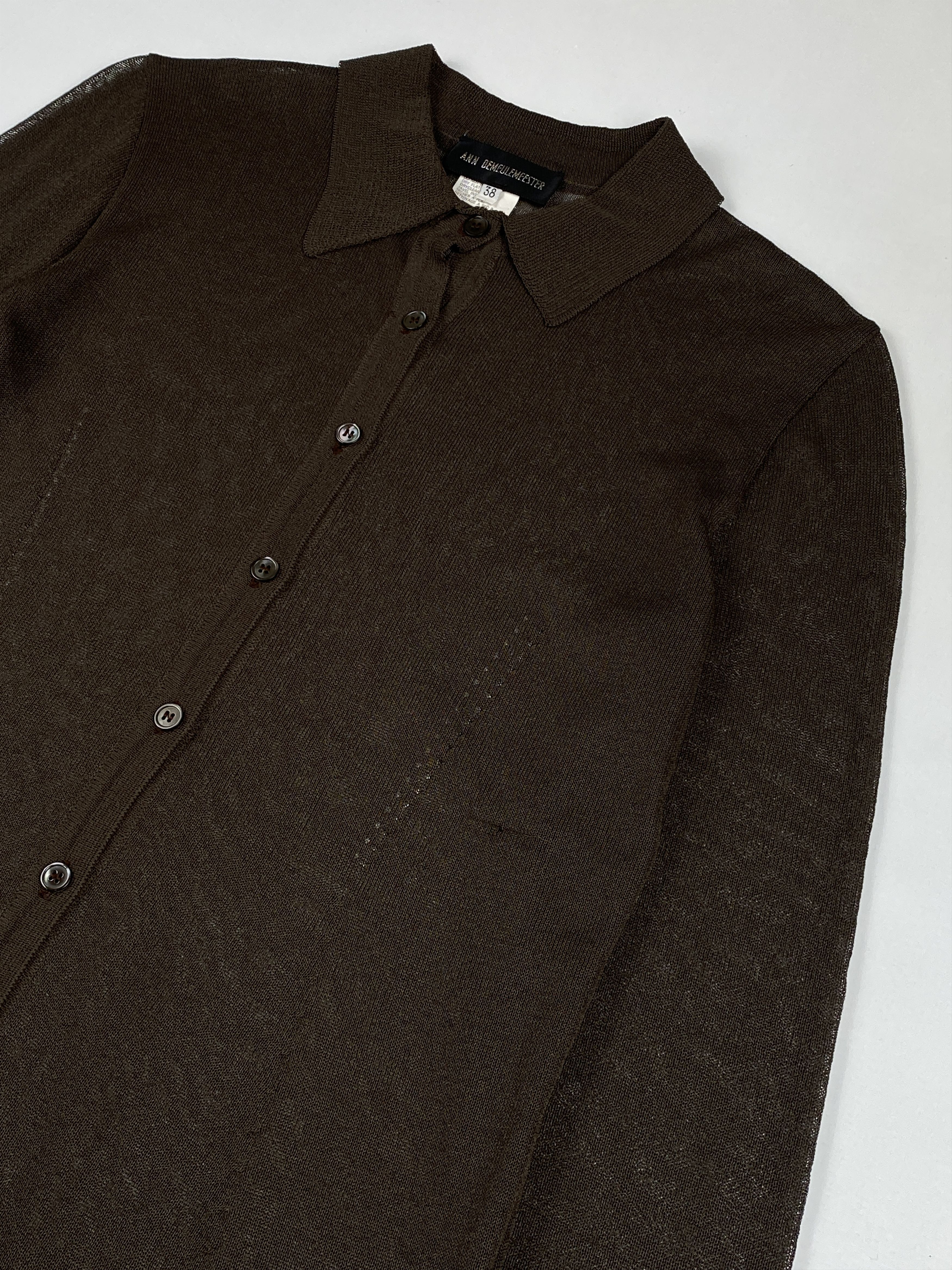 Ann Demeulemeester Collared Knit Sweater Dress Size XS / US 0-2 / IT 36-38 - 5 Thumbnail