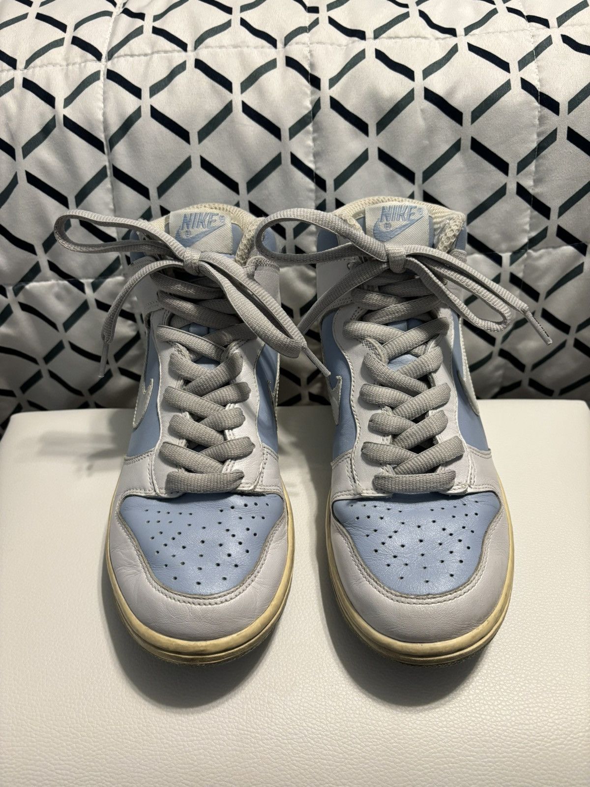 Nike Nike Dunk High Women’s UNC Ice Blue Sneakers Size US 8 / IT 38 - 3 Thumbnail