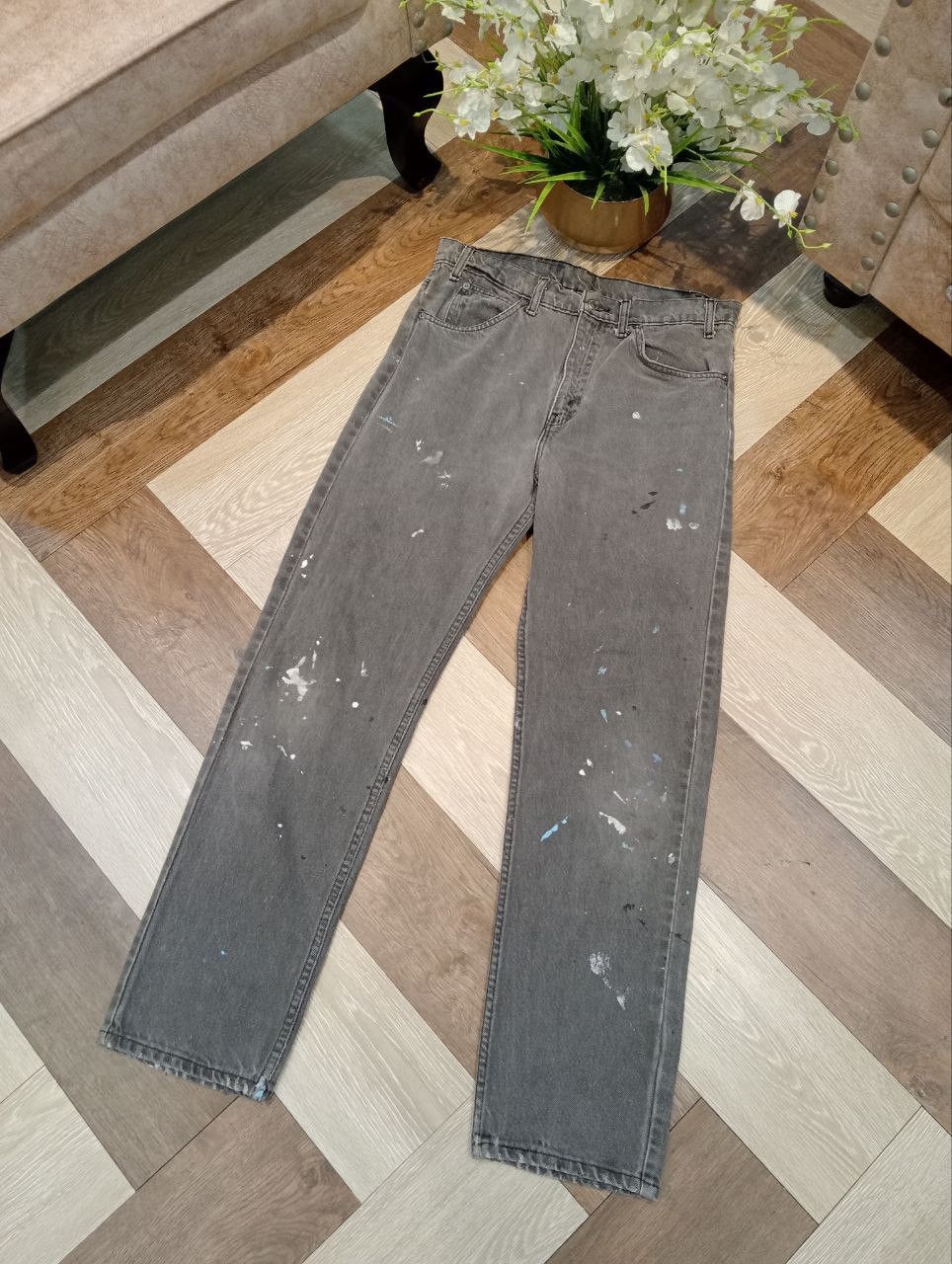 Levi's Vintage Clothing LEVI'S VINTAGE 505 BLACK JEANS - SIZE 32 Size US 32 / EU 48 - 2 Thumbnail