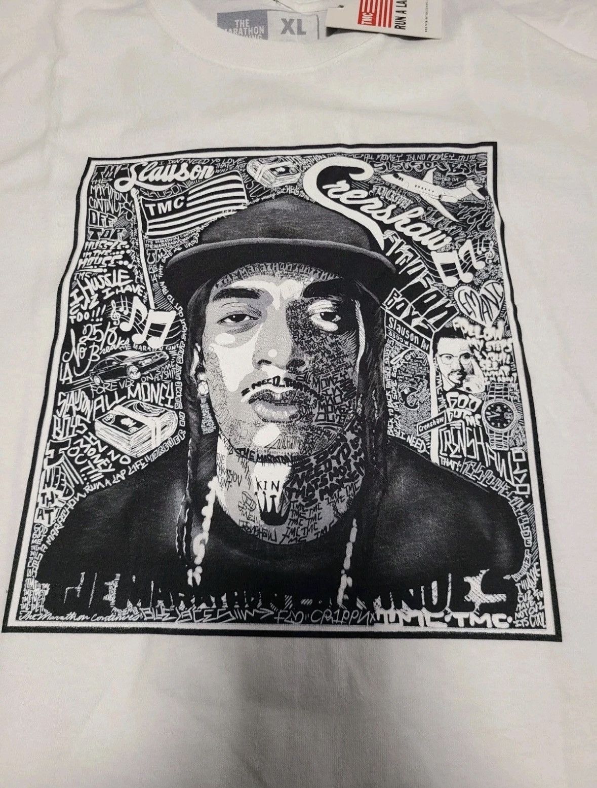 Other The Marathon Nipsey Hussle T-shirt size XL Streetwear Size US XL / EU 56 / 4 - 5 Thumbnail