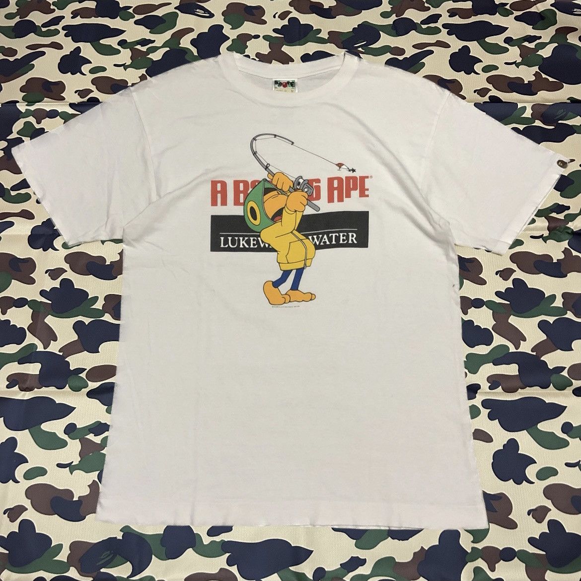 Bape Baby Milo Fishing Tee Size US M / EU 48-50 / 2 - 1 Thumbnail