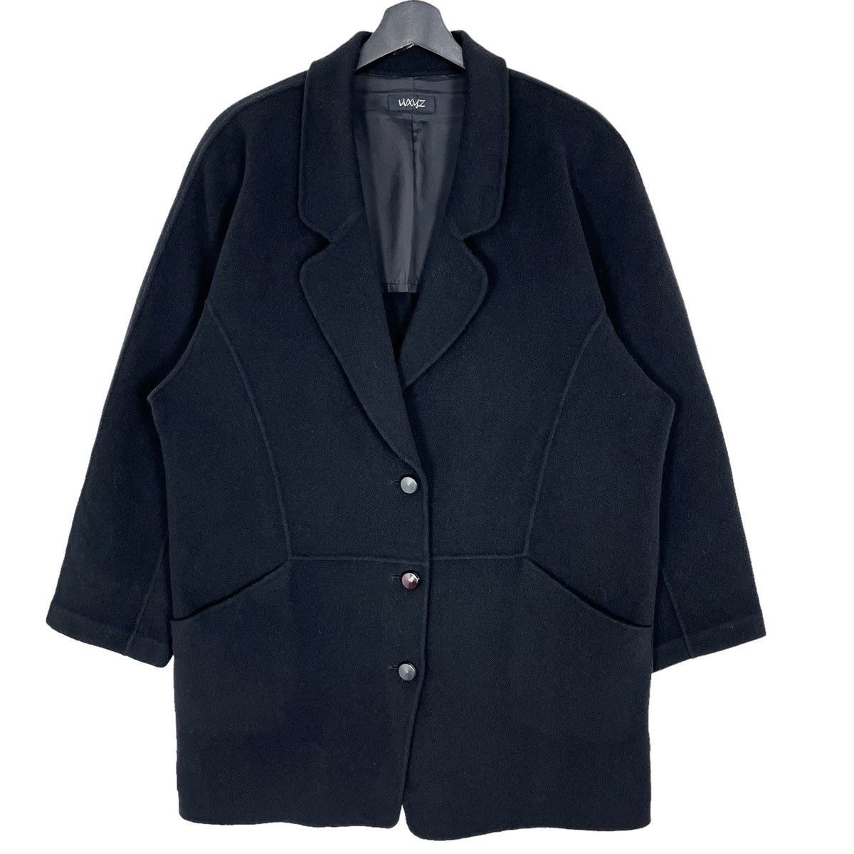 Designer × Japanese Brand × Yohji Yamamoto WXYZ Workshop Yohji Yamamoto Overcoat Size L / US 10 / IT 46 - 1 Thumbnail