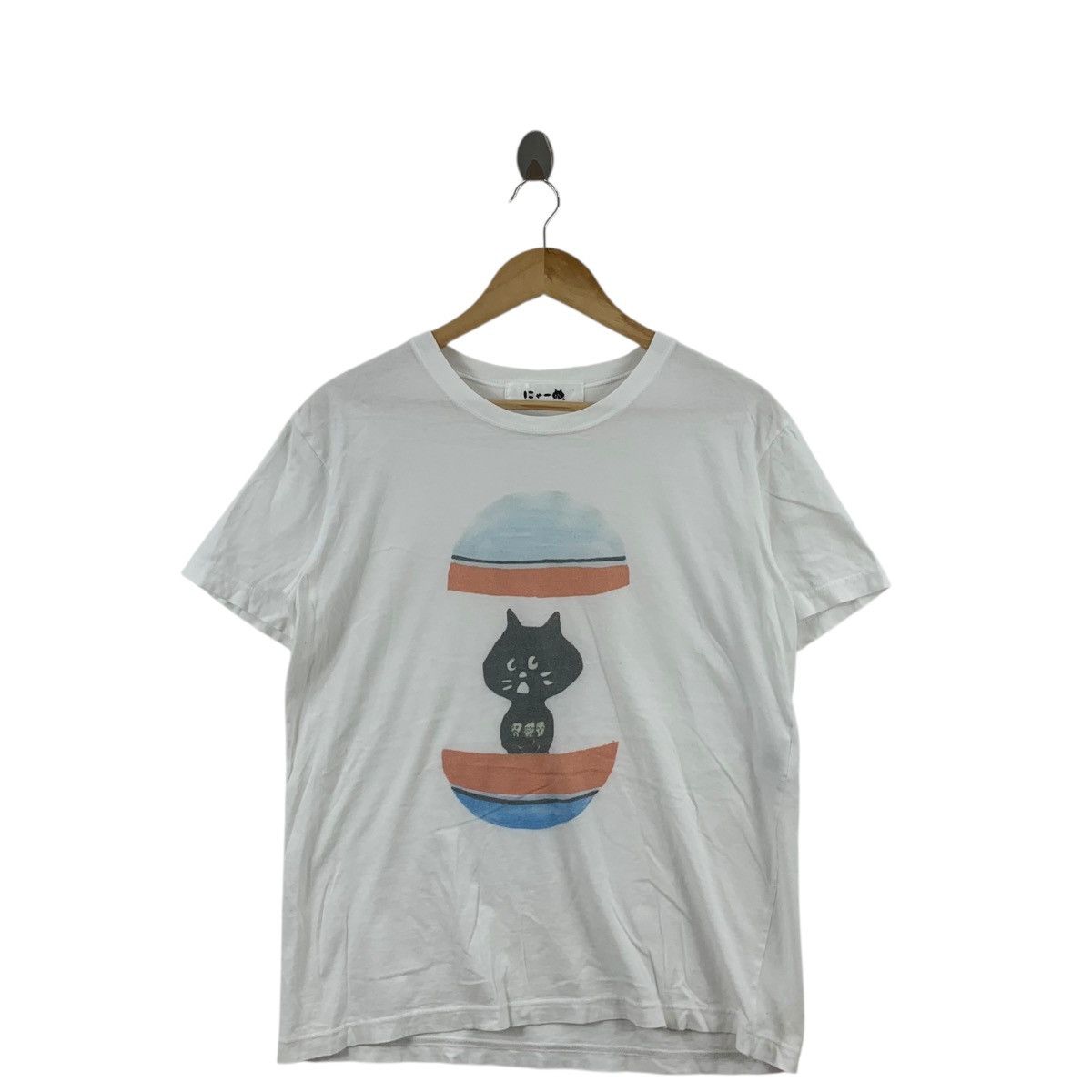 Ne-Net NE-NET TSUMORI CHISATO Capsule Cat Tee Shirt Top Size M / US 6-8 / IT 42-44 - 3 Thumbnail