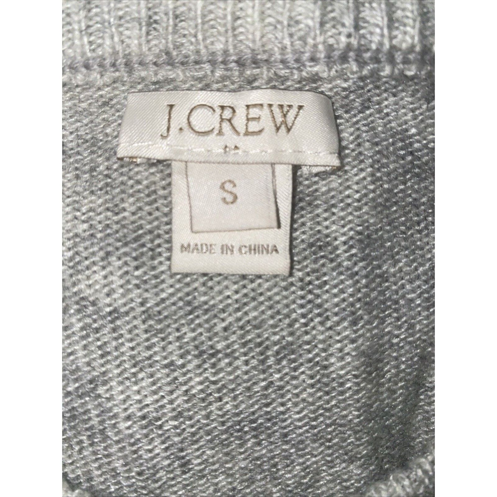 J.Crew J. CREW Intarsia Ski Scene Sweater Size Small Gray Black Size S / US 4 / IT 40 - 4 Thumbnail