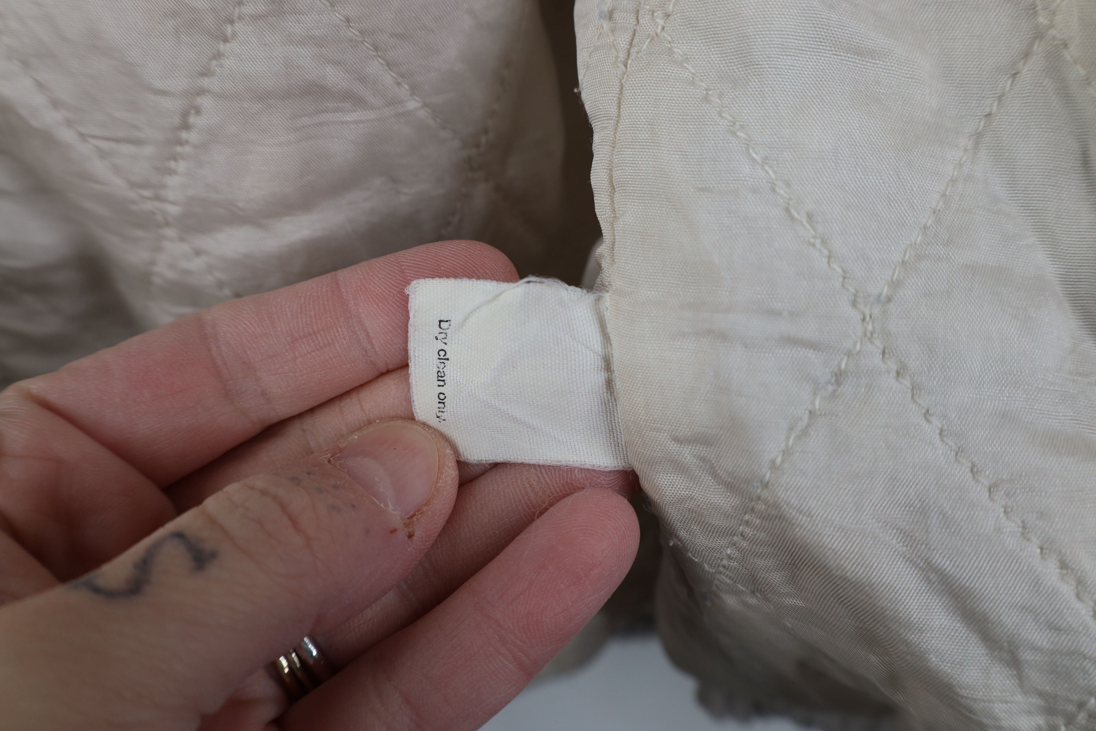 J.Crew Vintage 90s Y2K J Crew Quilted Corduroy Peacoat Jacket Size M / US 6-8 / IT 42-44 - 12 Thumbnail
