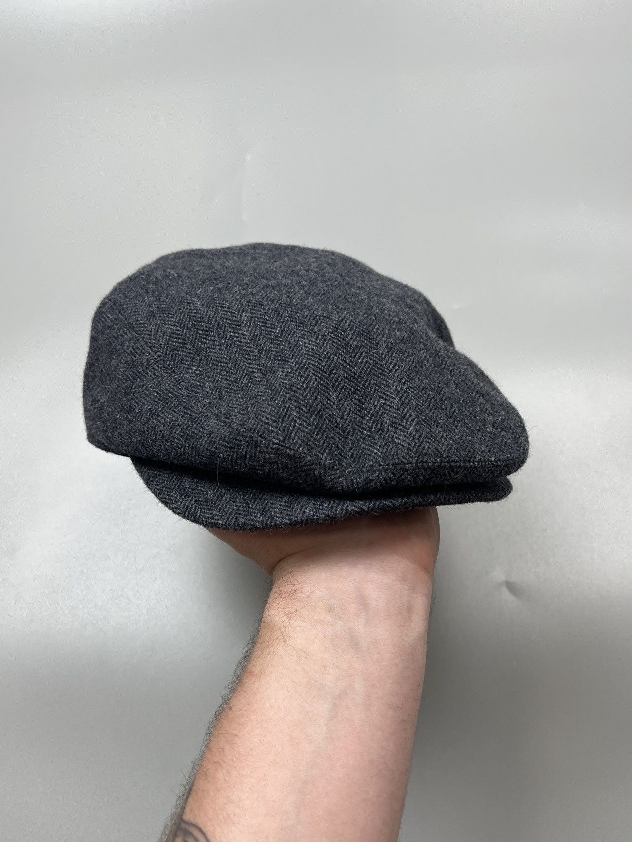 Barbour Barbour Wool Flat Cap Hat (Y0477) Size ONE SIZE - 1 Thumbnail