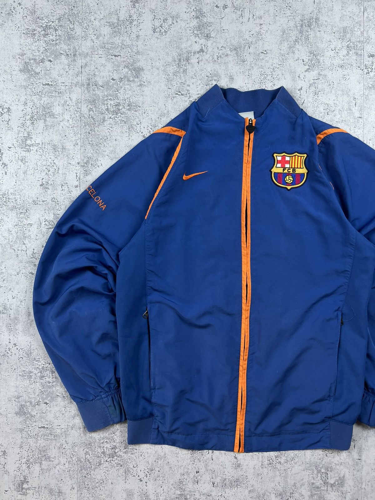 Nike 90s Nike FCB Vintage Y2K Retro Football Nylon Jacket | Grailed