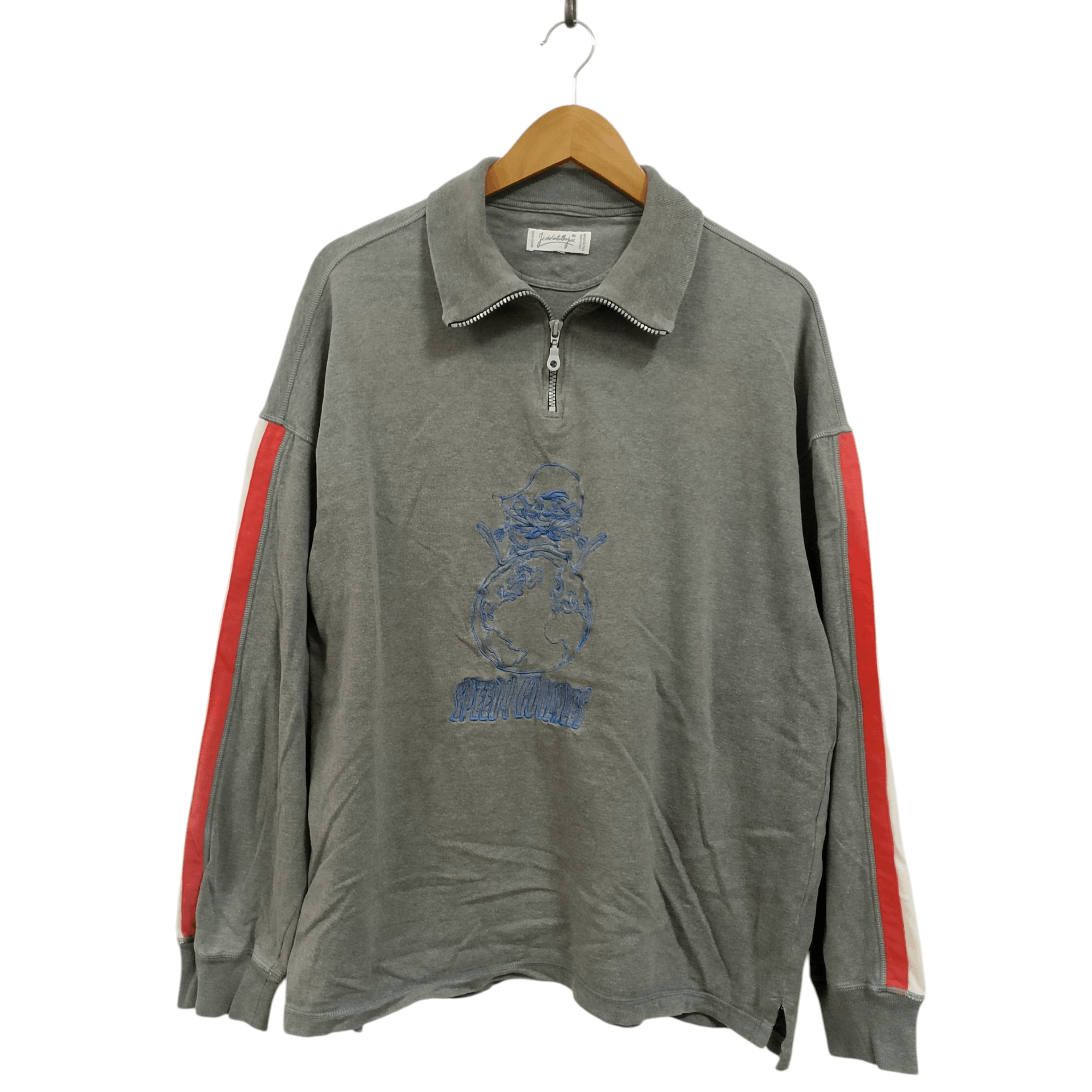 Jean Charles De Castelbajac Vintage JC de Castelbajac Made in Italy Half Zipper Size US XL / EU 56 / 4 - 1 Thumbnail