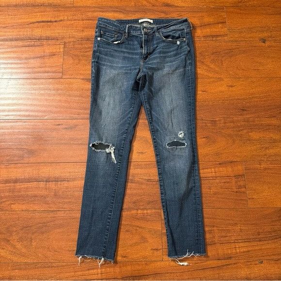 Abercrombie & Fitch Abercrombie & Fitch Dark Blue Denim Jeans Sz 6R 28 x 31 Size 28" / US 6 / IT 42 - 4 Thumbnail