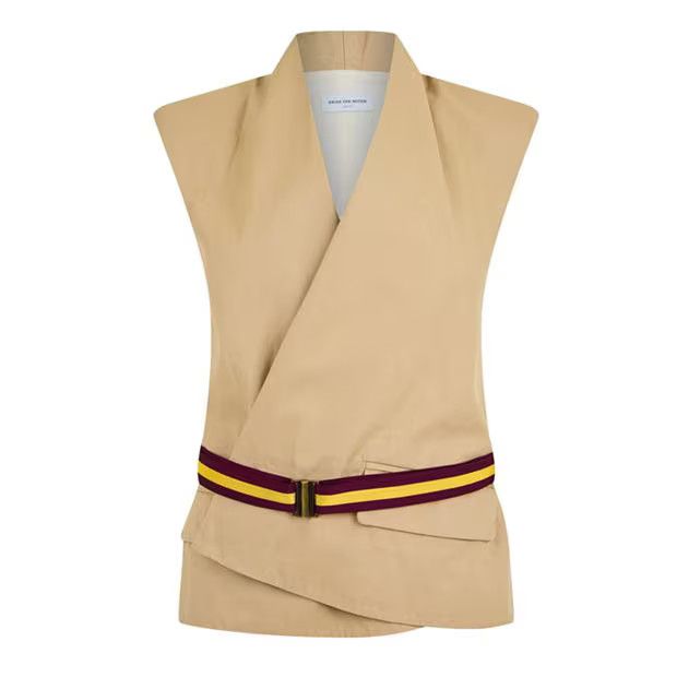 Dries Van Noten o1g2r1mq1024 Jacket in Beige Size XS / US 0-2 / IT 36-38 - 1 Thumbnail