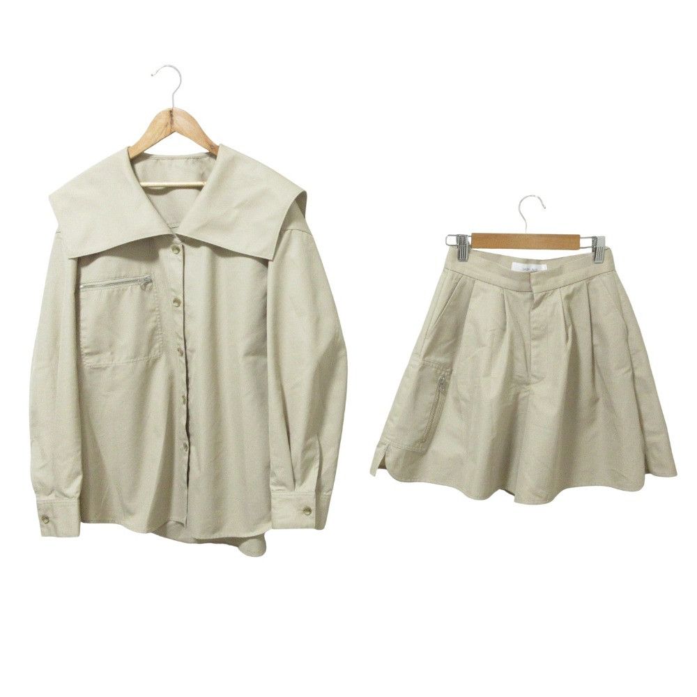 Other Other LE CIEL BLEU Shirt Shorts Set Textile Tops DUTY FREE for USA Size ONE SIZE - 1 Thumbnail