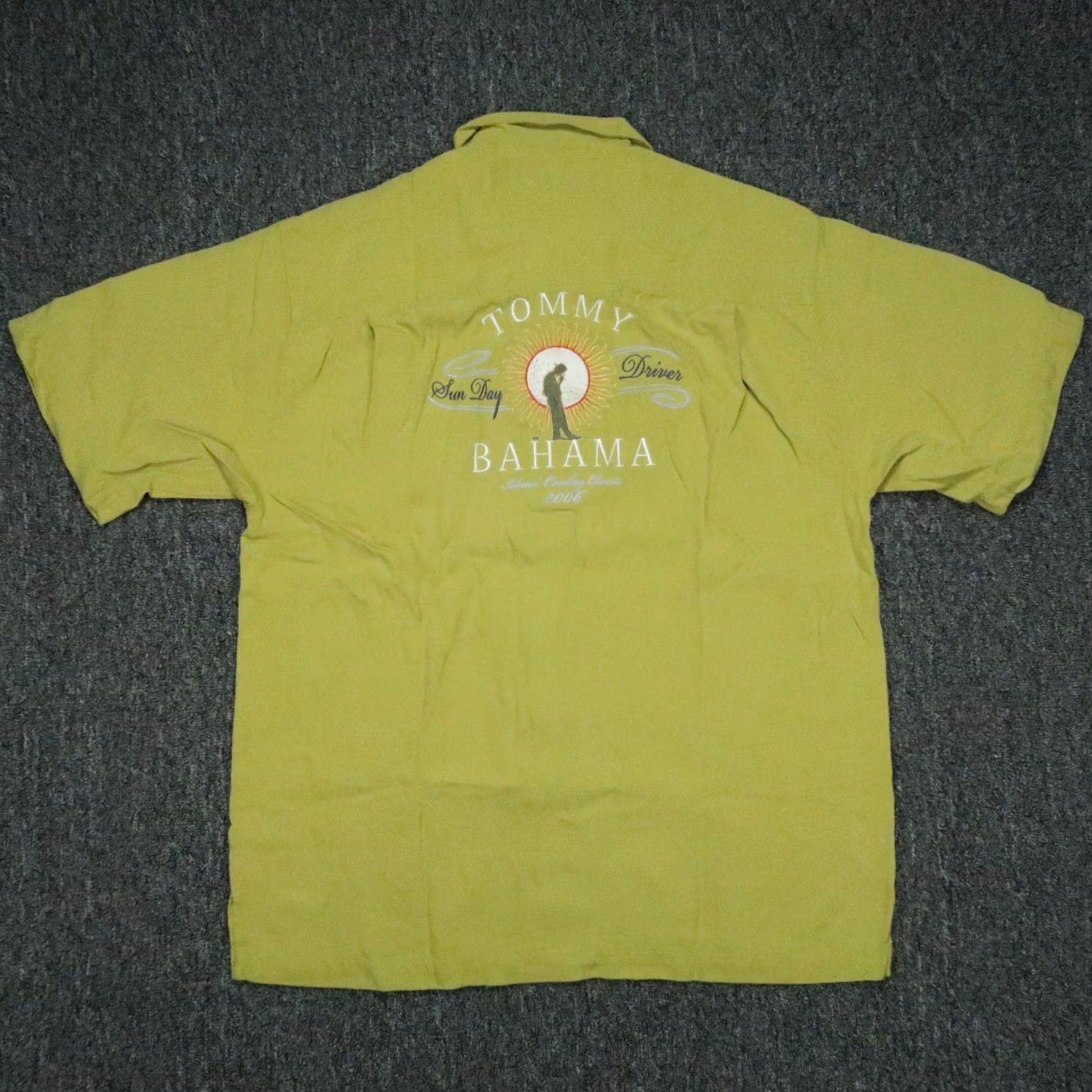 Tommy Bahama Tommy Bahama Shirt Mens Medium Green Silk Camp Button-Up Short Sleeve Size US M / EU 48-50 / 2 - 2 Thumbnail