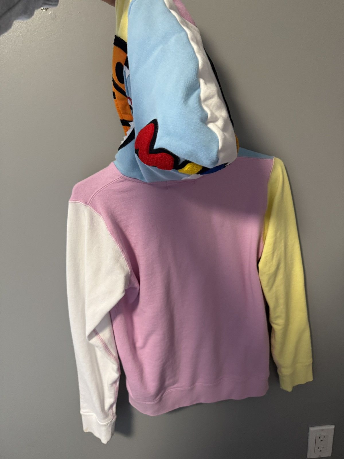 Bape Baby Milo x Bape shark zip up hoodie colorblock pastel Size XS / US 0-2 / IT 36-38 - 4 Thumbnail