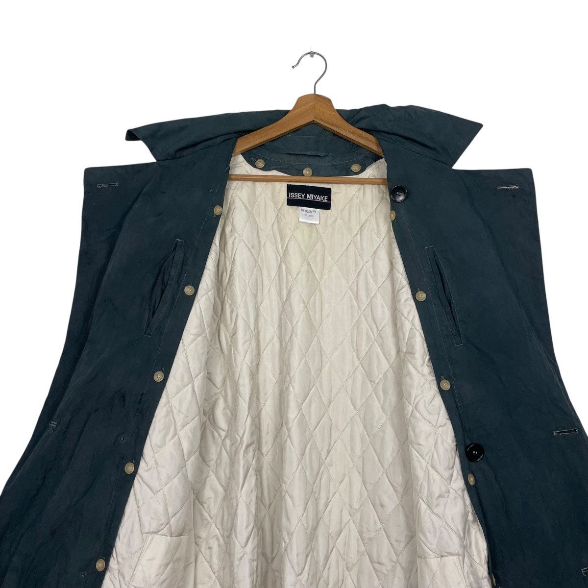 Issey Miyake Issey Miyake Double Breasted Overcoat Size US M / EU 48-50 / 2 - 13 Thumbnail