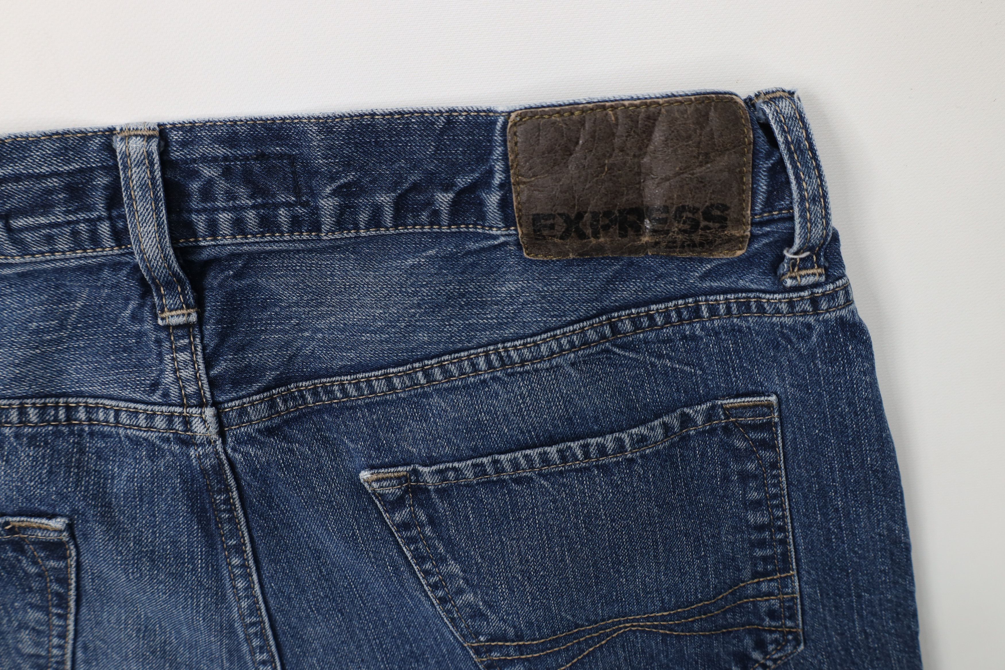 Express Vintage Y2K Express Blake Loose Fit Straight Leg Jeans Size US 34 / EU 50 - 14 Thumbnail