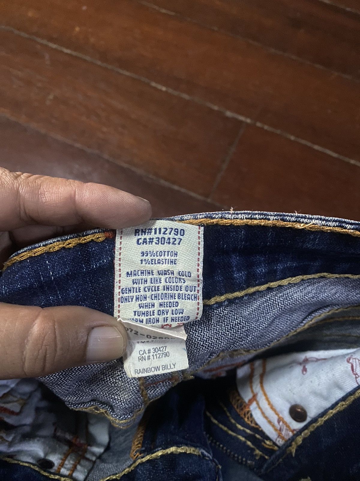 Designer × True Religion Fire 🔥 TRUE RELIGION made in usa big stitching boot cut Size 32" / US 10 / IT 46 - 21 Thumbnail