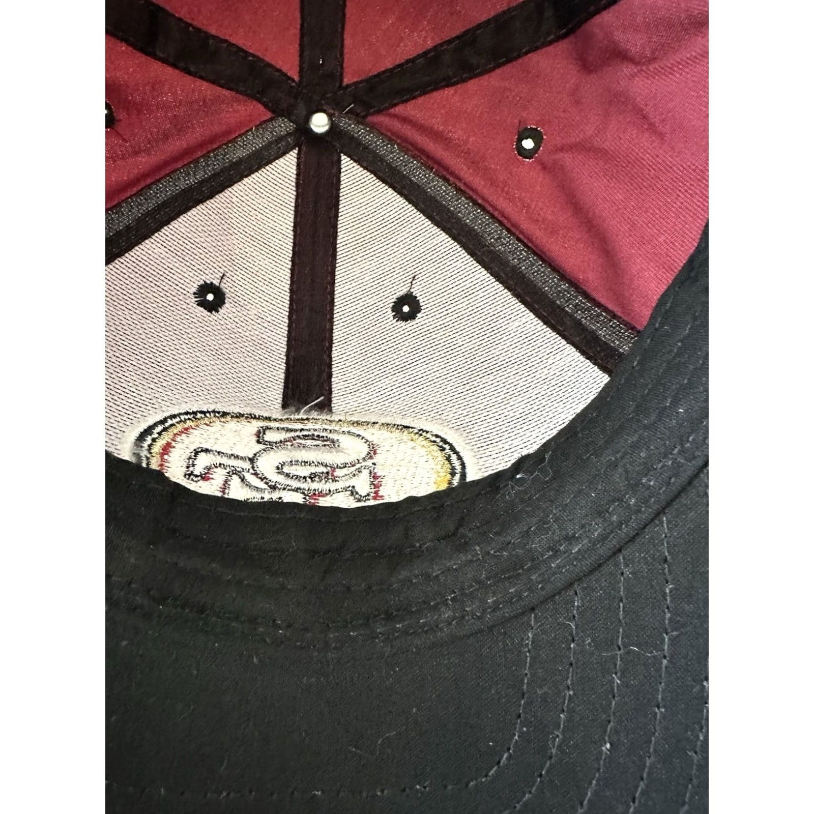 NFL VINTAGE 49ers Hat NFL Gameday Snapback Red One Size Mens Sports Football Classic 90s Size ONE SIZE - 7 Thumbnail